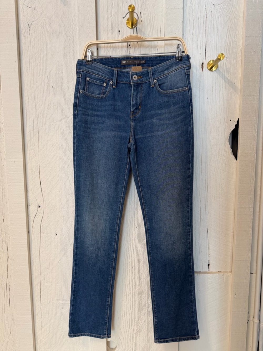 Levi's Women's Dark Blue Straight-Leg Jeans